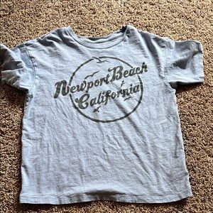 Junior American Eagle Blue Short Sleeve Tshirt Newport Beach Graphic XXS